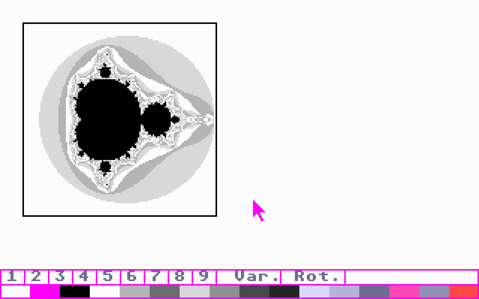 Fraktal atari screenshot